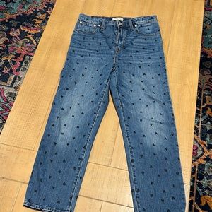 EUC MADEWELL HEART JEANS